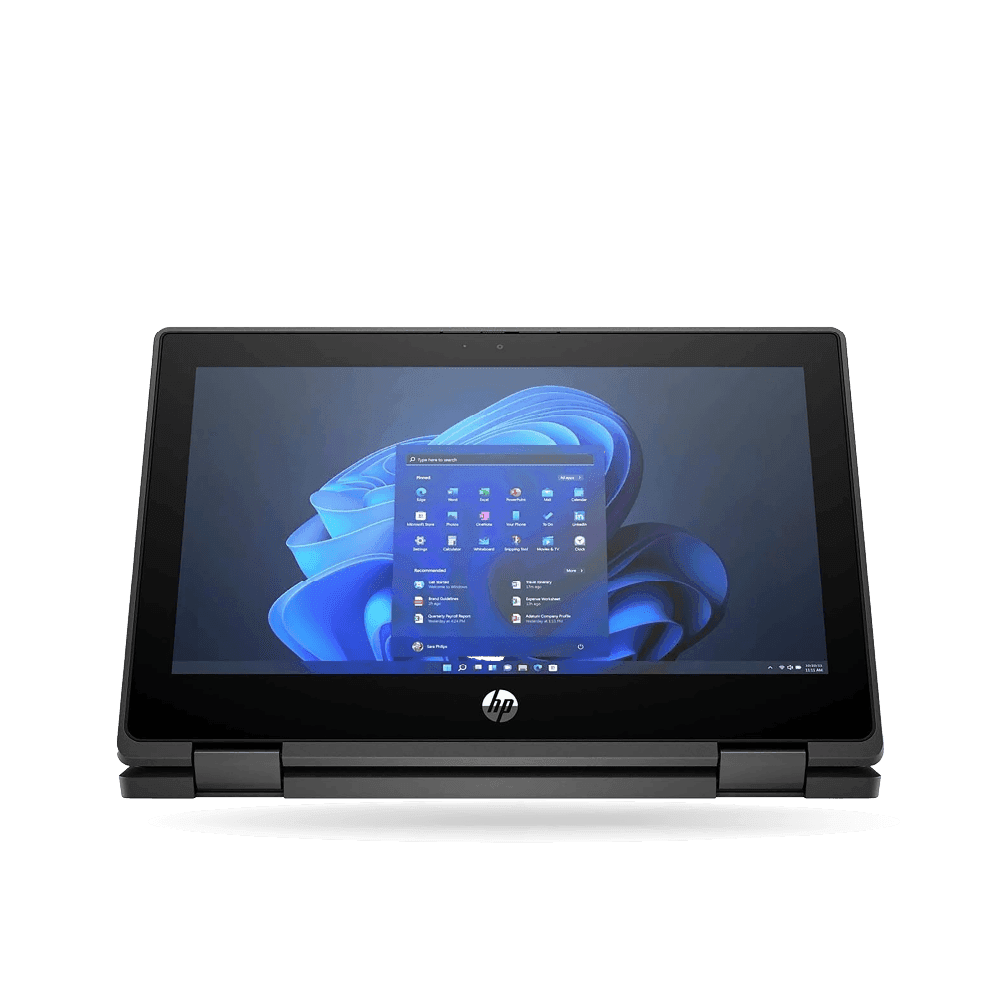 Laptop HP Pro x360 Fortis G10 11" pantalla táctil HD, i3 1210U, RAM 8GB, SSD 256GB, Windows 11 Pro.