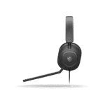 Auricular Gamer MSI Maestro 300 Black, Cableado con Micrófono desmontable, Multiplataforma con adaptador USB-C a USB-A