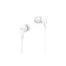 Audífonos con cable Philips In-Ear TAE1105 con micrófono | Blanco