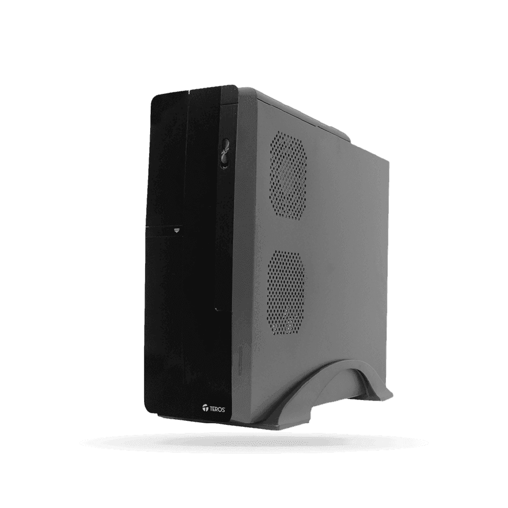 Case TEROS TE 1039S, Fuente 250W, Negro