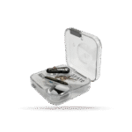 Audífonos Teros TE-8072W, Bluetooth, TWS, Blanco