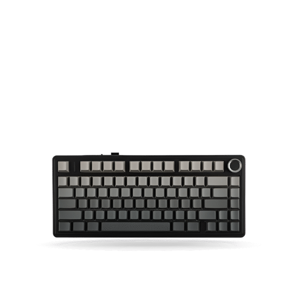 Teclado Mecánico Aula F75 Pro Black Degraded, Switch GREEN, inalámbrico y cable 75%