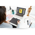 Tableta Gráfica Wacom Intuos M, Conexión USB/Bluetooth, Área activa 8.5" x 5.3", Resolución 2540 LPI, WPen 4K + 3x puntas, Green.