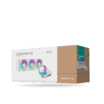 Sistema de Enfriamiento Liquido DeepCool LE360 WH V2, Blanco, 3 Cooler Blancos ARGB, TDP 300W.