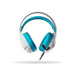 Audifono Gamer Xtech, edición Marvel Ghost Spider, blanco | azul, over-ear LED, con micrófono, cable TRS 3.5mm + USB 2.2m |