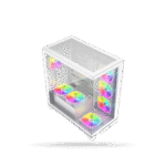 Case Gaming 1ST PLAYER Mi8 White 4 Cooler ARGB, Sin Fuente.