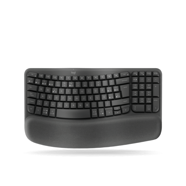 Teclado Inalambrico Logitech ERGO WAVE, Bluetooth/Wireless