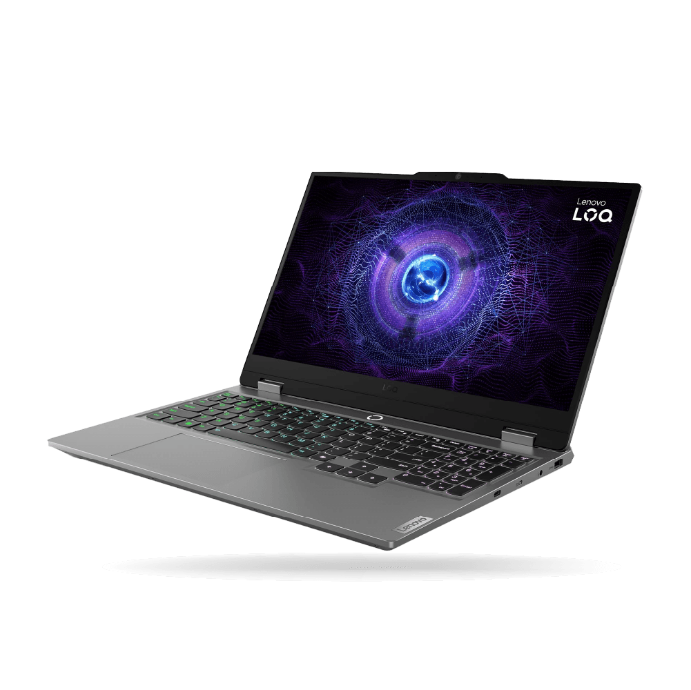 Laptop Lenovo LOQ 15IAX9 15.6" FHD IPS, Core i5-12450HX 8GB DDR5-4800MHz, 512GB SSD M.2, RTX 3050 6GB GDDR6, FreeDOS
