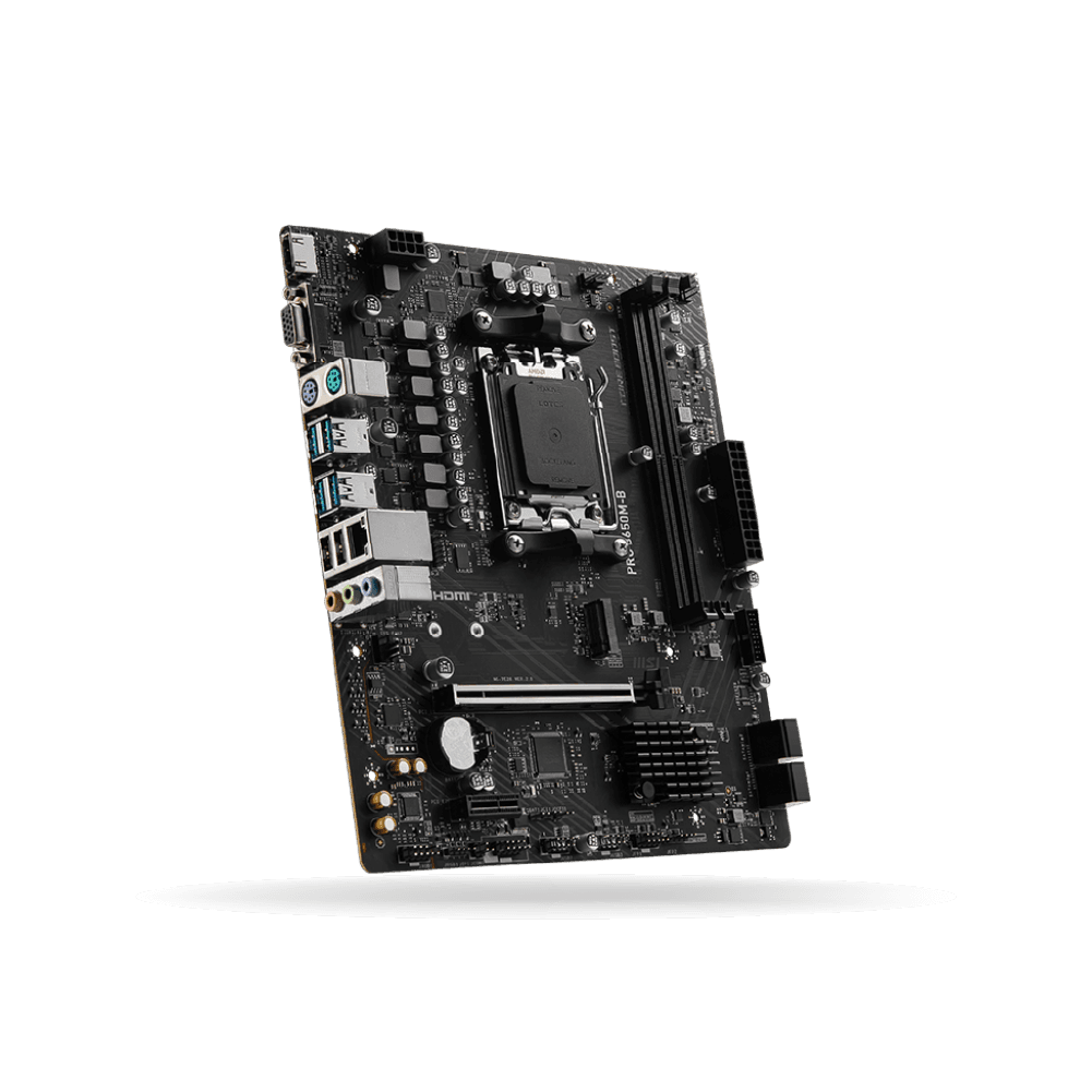 PLACA MSI PRO B650M-B Socket AM5, 2x DDR5 Hasta 128GB, 1xHDMI, 1xVGA