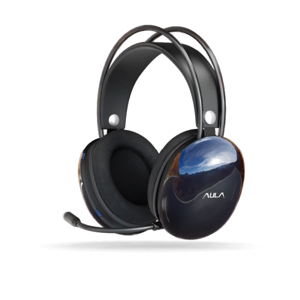 Audífono Aula S505 Stereo Alámbrico USB, Micrófono, Color Negro RGB, Cable 2.1m