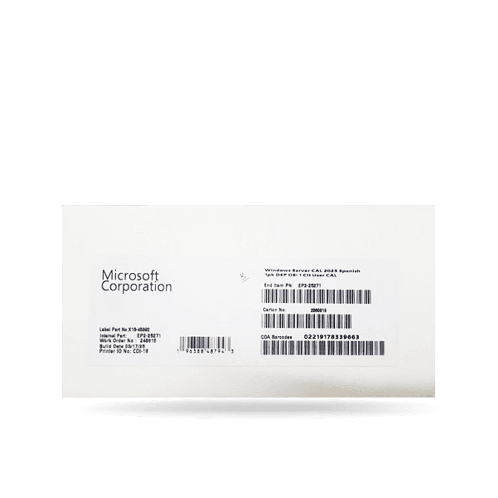 Windows server CAL 2025 Spanish | EP2-25271