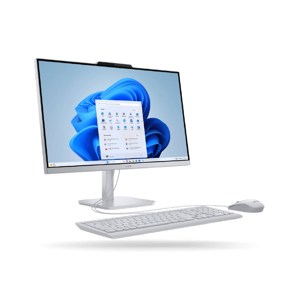 PC AIO LENOVO A100 Intel Core i3 N305 24" FHD, RAM 8GB DDR4, SSD 512GB M.2, Nube Gris, FreeDOS | F0J6002NLD