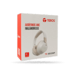 Audifono Inalambrico ANC TEROS TE-8033WP (Headset) Blanco, Bluetooth - Cancelacion de Ruido
