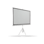 Ecran portatil TEROS TE-9063W con tripode, 1.56m x 1.17m, blanco mate antireflex.