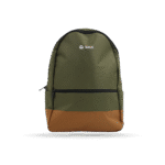 Mochila TEROS TE-ACS9021, poliéster, 15.6", verde militar + marrón