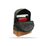 Mochila TEROS TE-ACS9021, poliéster, 15.6", verde militar + marrón