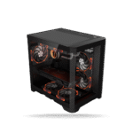 Case Gaming 1ST PLAYER View UV5 Negro 3 Cooler ARGB, Sin Fuente | UV5BK2FCR1FC