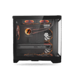 Case Gaming 1ST PLAYER View UV5 Negro 3 Cooler ARGB, Sin Fuente | UV5BK2FCR1FC