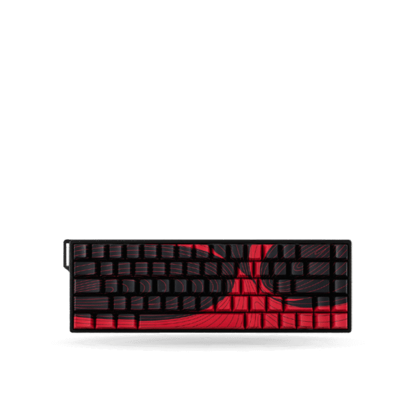 Teclado Mecánico Aula WIN68HE MAX Eng 65%, Black/Red, Switch Magnetico Wingchun