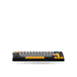 Teclado Mecánico Aula WIN68HE MAX Eng 65%, Gray/Black/Yellow, Switch Magnetico Wingchun
