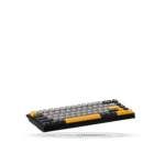 Teclado Mecánico Aula WIN68HE MAX Eng 65%, Gray/Black/Yellow, Switch Magnetico Wingchun