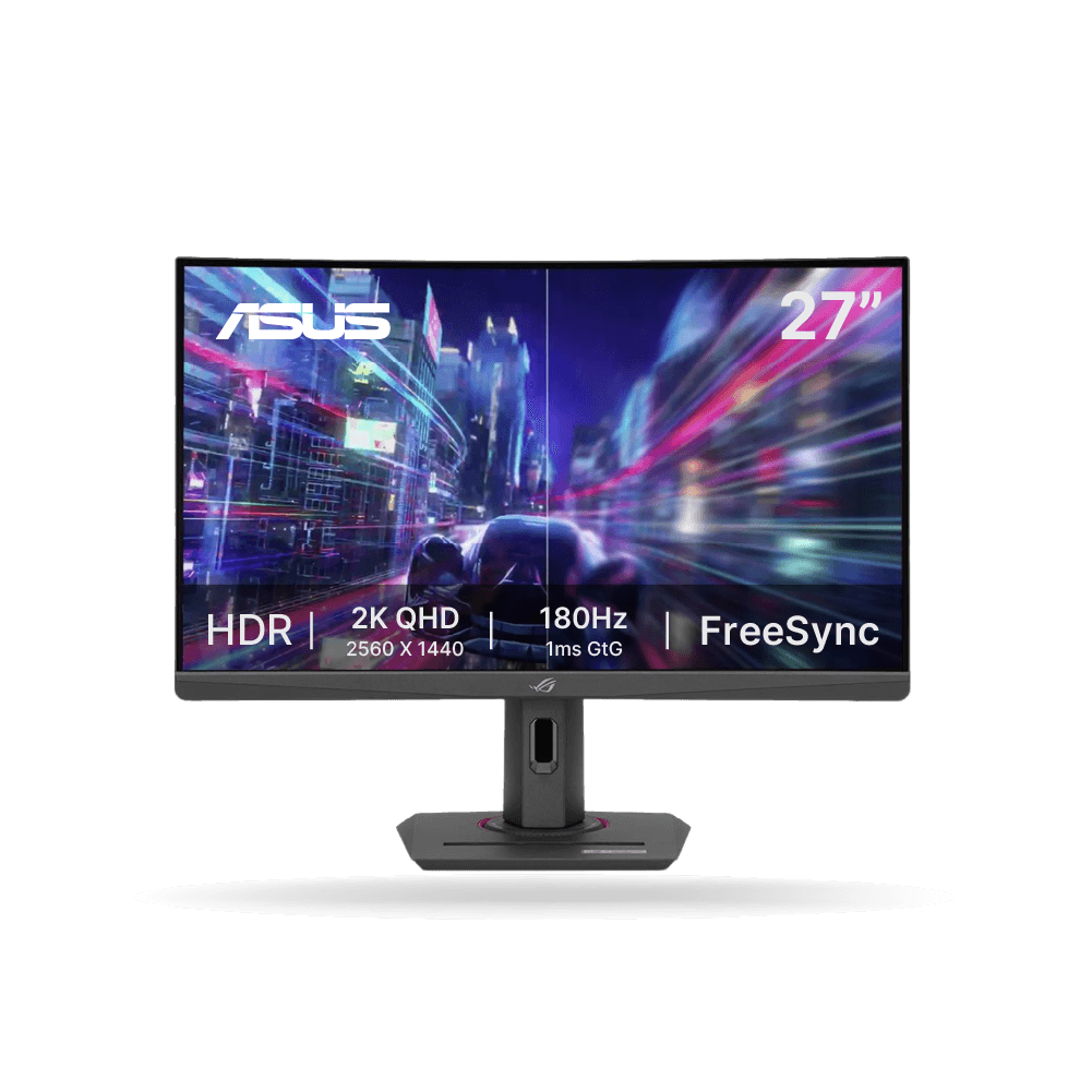 Monitor Gamer Asus ROG Strix XG27ACS, 27" Fast IPS QHD 2K, 180Hz 1ms GTG, HDMI - DP - USB-C