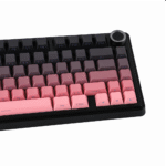 Teclado Mecánico Aula F75, 75% Eng, Black/Pink Gradient, Switch Green, inalambrico y cable