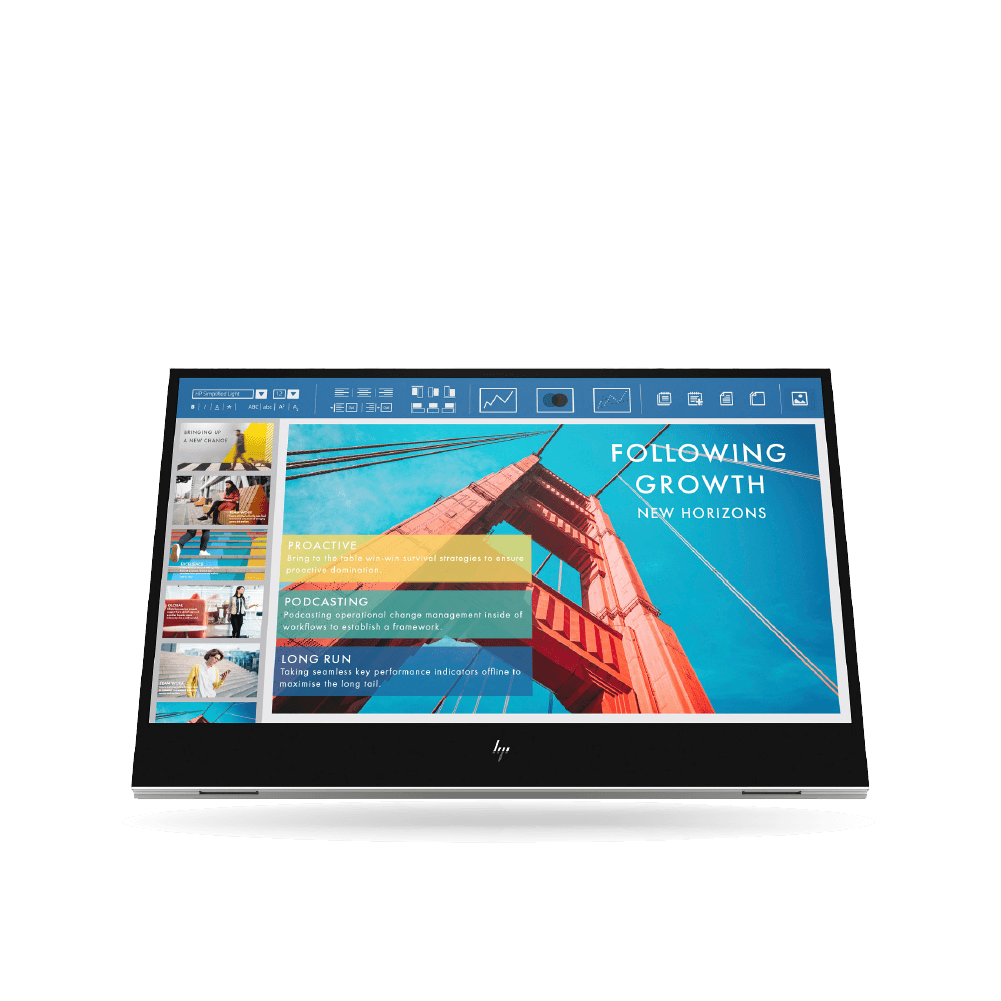Monitor Portatil HP E14 G4, 14" FHD IPS (1920X1080), 2X USB-C, Color Plata, peso: 0.64Kg