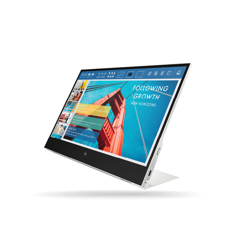 Monitor Portatil HP E14 G4, 14" FHD IPS (1920X1080), 2X USB-C, Color Plata, peso: 0.64Kg