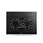 Cooler Para Laptop DeepCool N9 EX, De Aluminio, Negro, Hasta 17", 2 FAN 140mm