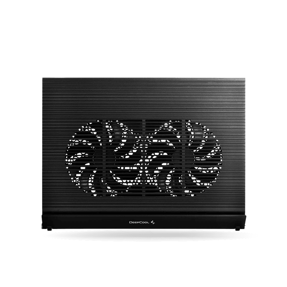 Cooler Para Laptop DeepCool N9 EX, De Aluminio, Negro, Hasta 17", 2 FAN 140mm