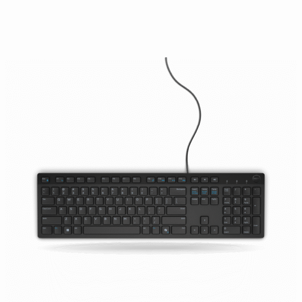 Kit de teclado y mouse Dell con cable KB216, español, Negro | KB216T1