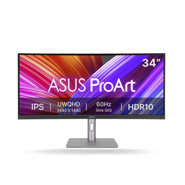 Monitor Curvo Asus ProArt PA34VCNV 34" 3440px x 1440px, 60Hz, 100% sRGB, 2x DP, 2x HDMI, RJ45 | PA34VCNV