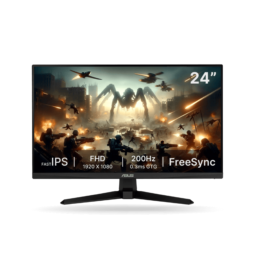 Monitor Asus TUF Gaming VG249Q5A 24" FHD, Fast IPS, 200Hz 0.3ms, FreeSync, G-Sync, ELMB Sync, 99% sRGB, HDMI, DP | VG249Q5A