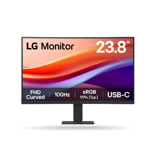 Monitor LG 24U421A-B 24" Curvo FHD VA sRGB, 100Hz - 5ms, 1x HDMI, 1x USB-C