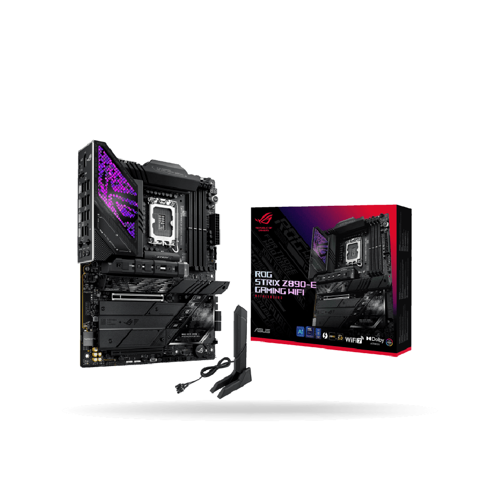 Placa Asus Rog Strix Z890-E Gaming WiFi, LGA 1851, 4x DDR5 Hasta 256GB, ATX, 1x HDMI, 1x DP | 90MB1IM0-M0EAY0