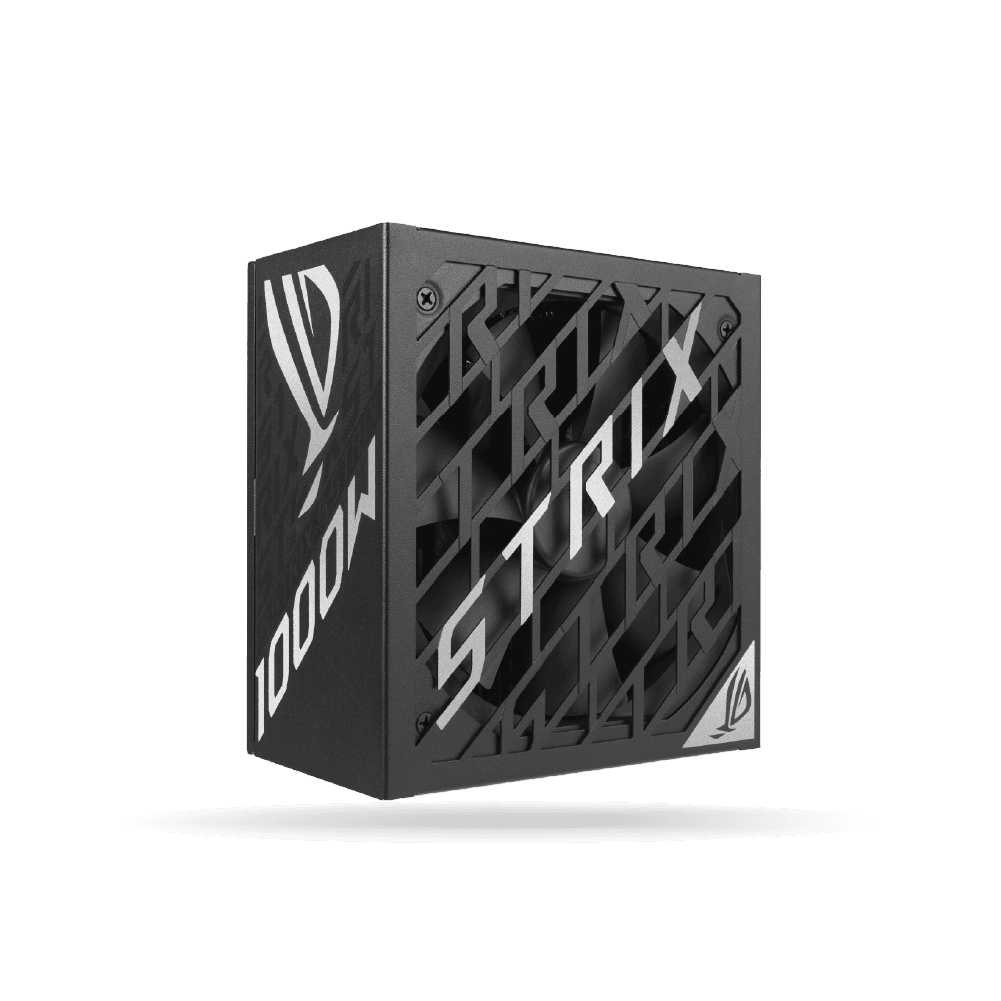 Fuente de poder Asus Rog Strix 1000W Platinum, Cybernetics A+, 80 Plus Platinum, ATX 3.1, Negro | 90YE00W1-B0AA00