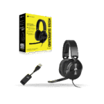 Auricular Gamer Corsair HS55 Surround V2 Gamer, microfono externo, Cable 1.8m, Gris | CA-9011390-WW