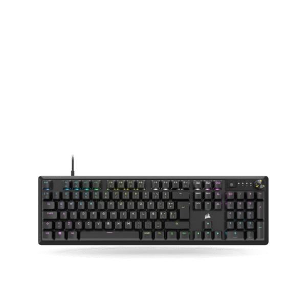 Teclado Corsair K70 Core Gamer mecánico, Cable USB, 100%, RGB, Switch Corsair MLX Red, Negro | CH-910971E-SP