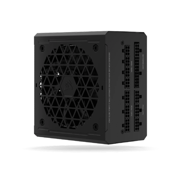 Fuente de poder Corsair RM1000E 1000W Negro, ATX 3.1, Cybernetics Platinum, Full Modular | CP-9020297-NA