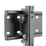 Rack Koreano fijo inclinable para TV 32" a 65" hasta 40kg, Acero Inoxidable, Negro | FIK65