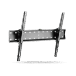 Rack Koreano Fijo inclinable para TV 37" a 80" hasta 40kg, Acero Inoxidable, Negro | FIK80