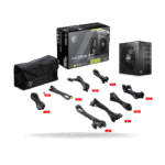 Fuente de poder MSI MAG A750GL 750W ATX 3.1, 80 Plus Gold, Cybernetics Gold | MAGA750GLPCIE5