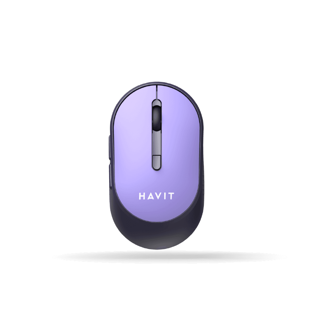 Mouse Havit Inalámbrico MS78GT, 6 botones, Max 3200 DPI, Morado | MS78GT-MR