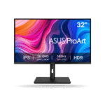 Monitor ASUS ProArt PA328CGV, 32" IPS WQHD 2K 165Hz - 100% sRGB, 2xHDMI, DisplayPort, USB-C, Altavoz.