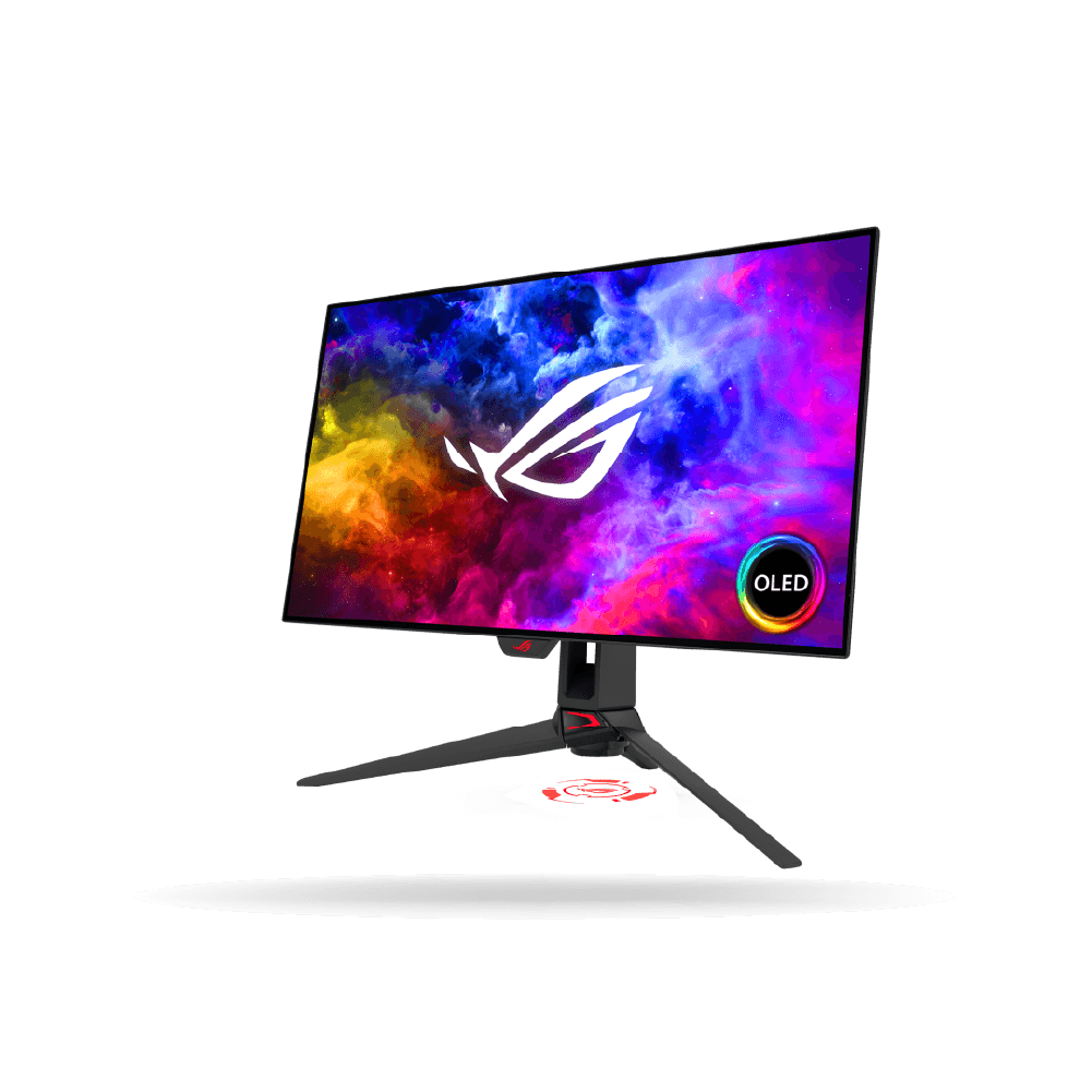 Monitor Gamer Asus ROG Swift OLED PG27AQDM-R, 27" OLED 2K Quad HD, 135% sRGB, 240Hz 0.03ms GTG, Pivot, 1xDP, 2xHDMI | PG27AQDM