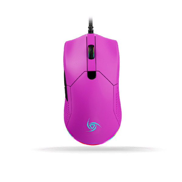 Mouse Gamer ultraliviano VSG AURORA de 72g, purpura austral, 7200 DPI | VG-M430-PAU