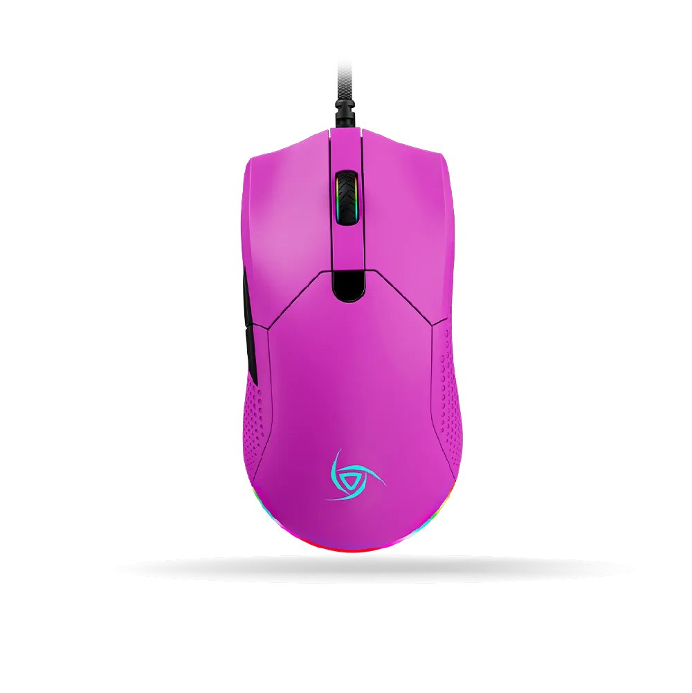 Mouse Gamer ultraliviano VSG AURORA de 72g, purpura austral, 7200 DPI | VG-M430-PAU