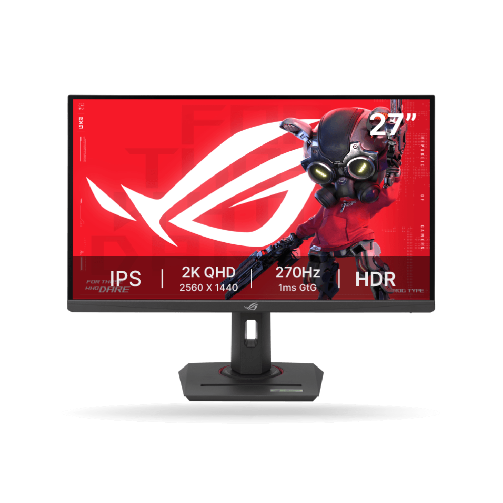 Monitor Gamer Asus ROG Strix XG27ACMG, 27" Fast IPS 2K Quad HD, 125% sRGB, 270Hz, 1ms GTG, Pivot, 1xDP, 1xHDMI | XG27ACMG