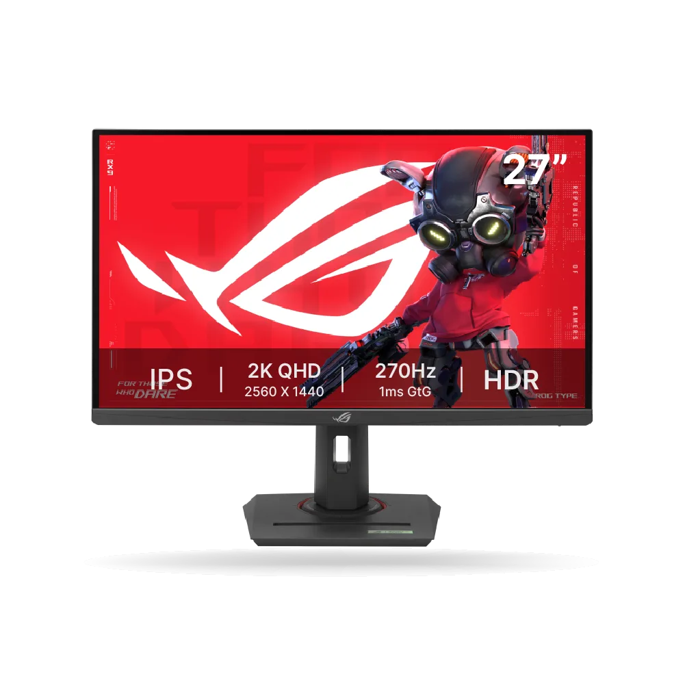 Monitor Gamer Asus ROG Strix XG27ACMG, 27" Fast IPS 2K Quad HD, 125% sRGB, 270Hz, 1ms GTG, Pivot, 1xDP, 1xHDMI | XG27ACMG